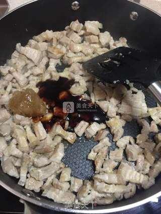台式香菇卤肉饭的做法步骤:6