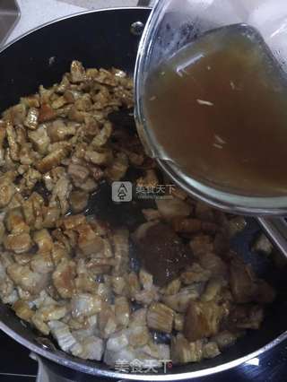台式香菇卤肉饭的做法步骤:7