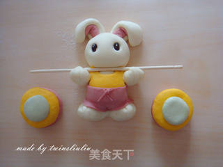 花样面食之小兔子举重的做法步骤:10