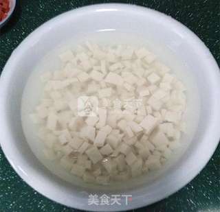 火腿豆腐羹的做法步骤:4