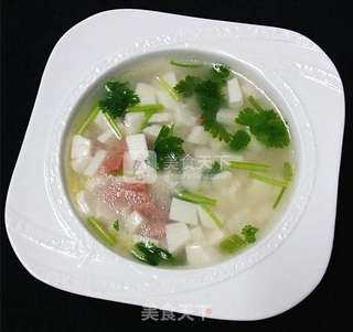 火腿豆腐羹的做法步骤:13