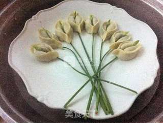 马蹄花蒸饺的做法步骤：11