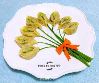 马蹄花蒸饺的做法步骤：12