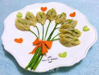 马蹄花蒸饺的做法步骤：15