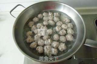 肉丸冬瓜粉丝汤的做法步骤：8