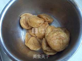 香菇烧油面筋的做法步骤:3