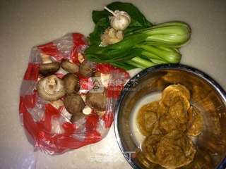 香菇烧油面筋的做法步骤:4