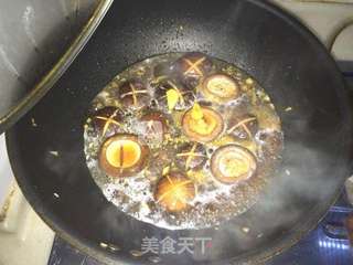 香菇烧油面筋的做法步骤:13