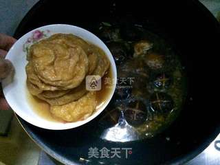 香菇烧油面筋的做法步骤:14
