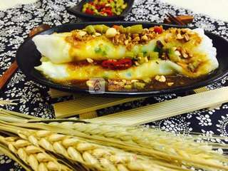 素肠粉的做法步骤：12