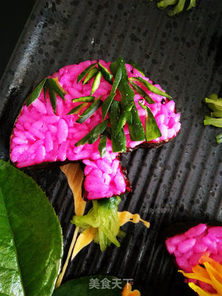 梅兰竹菊【花样寿司】的做法步骤:32