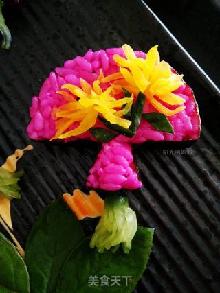 梅兰竹菊【花样寿司】的做法步骤:33