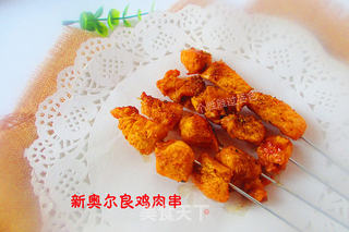 新奥尔良鸡肉串的做法步骤:6
