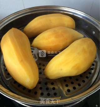 无皮烤红薯家庭版的做法步骤:4