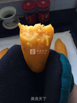 无皮烤红薯家庭版的做法步骤:8