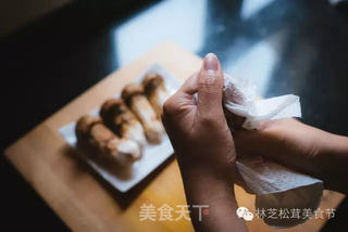 林芝松茸刺身 | 这种高逼格料理,连明星吃货也木有吃过的做法步骤:6