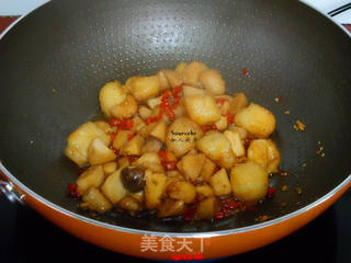 杏鲍菇焖豆腐的做法步骤:5