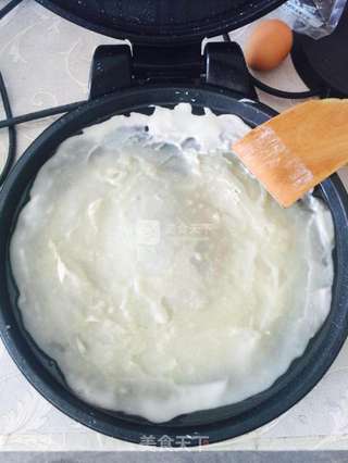 鸡蛋煎饼的做法步骤:4
