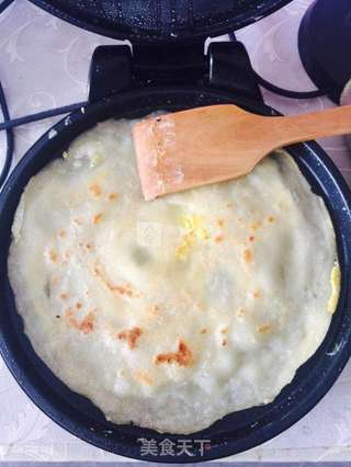 鸡蛋煎饼的做法步骤:7