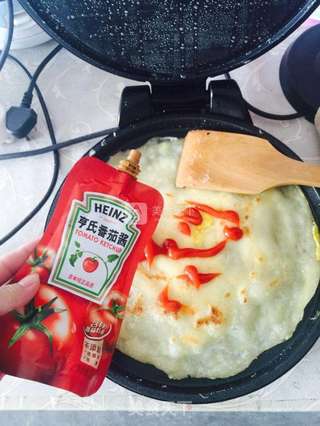 鸡蛋煎饼的做法步骤:8