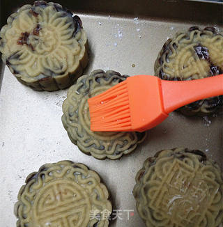 #新良首届烘焙大赛#广式豆沙月饼的做法步骤:14