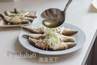 清蒸比目鱼的做法步骤:11