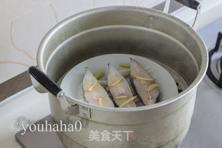 清蒸比目鱼的做法步骤:6