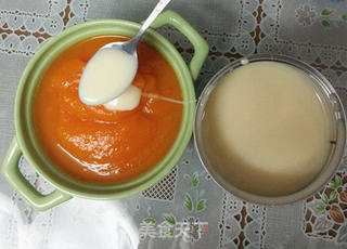 炼乳南瓜粥 的做法步骤:7