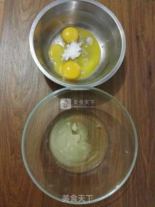#新良首届烘焙大赛#黑芝麻戚风蛋糕的做法步骤:3