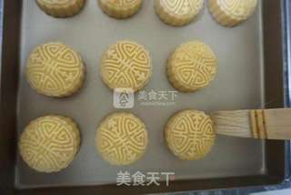 #新良首届烘焙大赛#广式椰蓉月饼的做法步骤:17