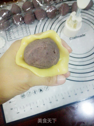 #新良首届烘焙大赛#广式豆沙月饼的做法步骤:15