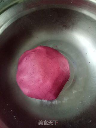 新良首届烘焙大赛#火龙果冰皮月饼的做法步骤：8