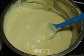 #新良首届烘焙大赛#豆浆火龙果慕斯蛋糕的做法步骤:5