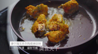 泰式煎虾佐土豆泥的做法步骤:4
