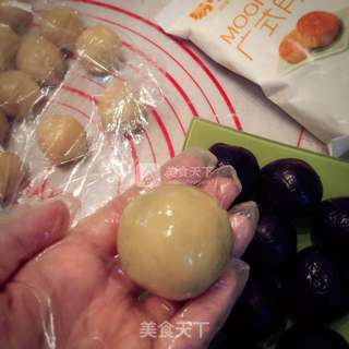 #新良首届烘培大赛#广式·蛋黄豆沙月饼的做法步骤:8
