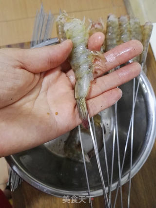 #信任之美#炸虾串的做法步骤:4