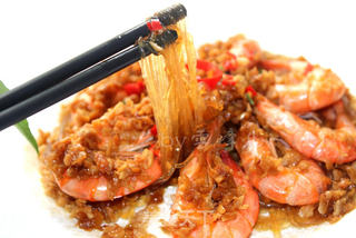 #铁釜烧饭就是香#蒜蓉粉丝蒸海虾的做法步骤:14