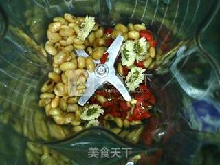 菊花枸杞熟豆豆浆的做法步骤:5