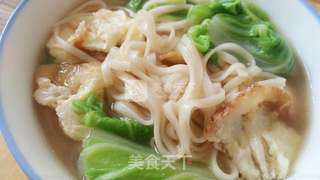 鸡蛋清汤面的做法步骤:6