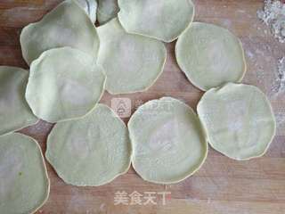 翡翠韭菜虾仁水饺的做法步骤:9