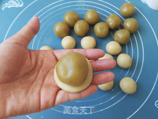 #新良首届烘焙大赛#广式莲蓉月饼的做法步骤:9
