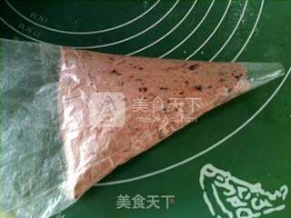 #新良首届烘焙大赛#法式蓝莓乳酪月饼的做法步骤:12