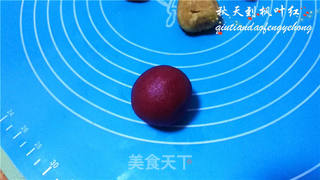 #新良首届烘焙大赛#以爱的名义-纯天然桃山皮月饼的做法步骤:21