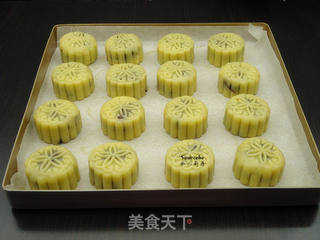 #新良首届烘焙大赛#广式栗子豆沙月饼的做法步骤:15