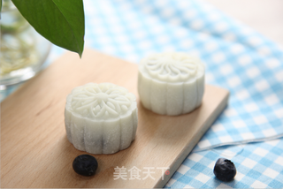 中秋食谱——炫彩印花冰皮月饼的做法步骤:14