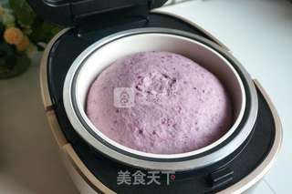 #铁釜烧饭就是香#紫薯发糕的做法步骤:9