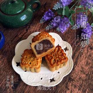 #新良首届烘焙大赛#豆沙月饼的做法步骤:15