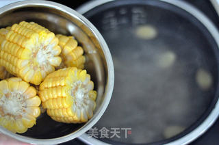 #铁釜烧饭就是香#玉米山药排骨汤的做法步骤:5