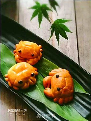 螃蟹趣味广式月饼的做法步骤:15