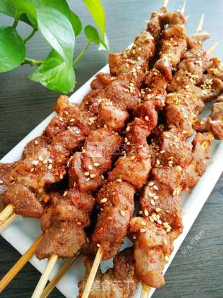 孜然烤羊肉串【烤箱版】的做法步骤:15